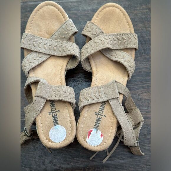 Minnetonka Naomi fringed sandals - Picture 1 of 7